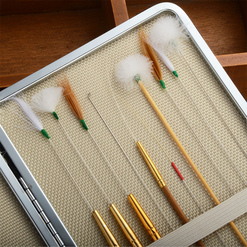 专业掏耳a朵工具套装扬州采耳鹅毛棒挖耳朵神器带灯挖耳勺发光耳