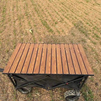 露营推车b桌板可折叠户外小推车营地拖车野营车蛋卷桌板野餐车板