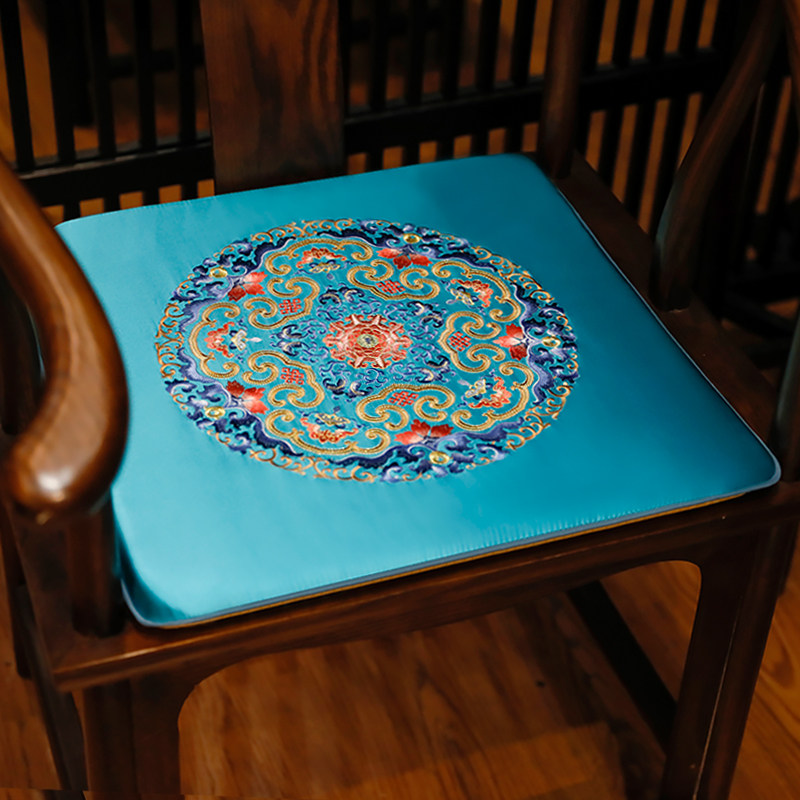 中式坐垫椅垫古典红木沙发坐垫实木家具H椅子垫薄款太师椅茶楼椅