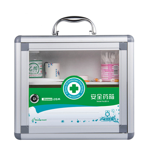 便民服务箱家用药箱家庭装壁挂式带锁小号K急救医疗箱收纳盒医药