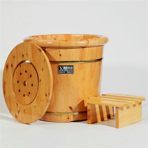 妇科熏蒸b香柏木泡脚桶木质木桶家用过小腿高深桶木盆洗脚盆足浴