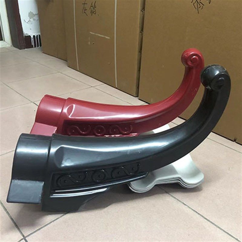 ASA大卷尾翘脚 合成树脂瓦装饰配件G仿古中式建筑飞檐屋檐凉亭配