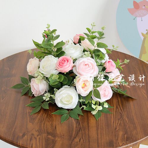 仿真花摆设客厅电视柜餐桌花摆花空调F柜机顶饭店转盘桌花摆放花