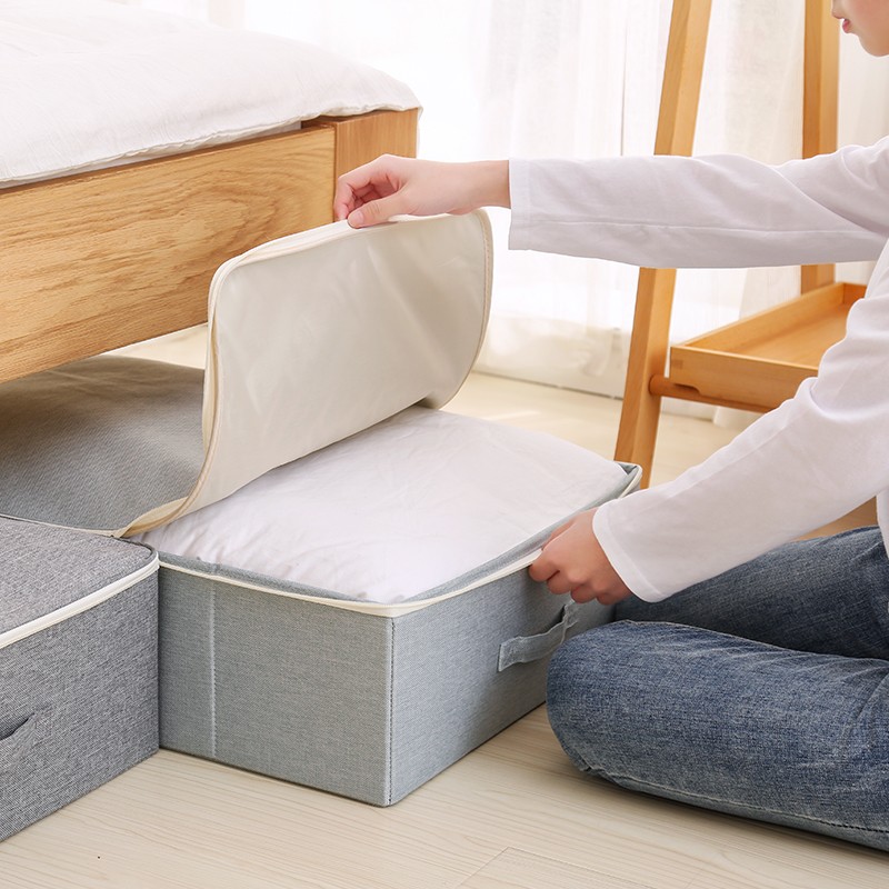 天纵床底收c纳箱整理箱衣物收纳箱储物箱床底扁平抽屉式盒大号有