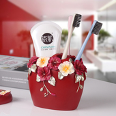 卫浴五件套浴室用m品洗漱套装 洗漱杯刷牙漱口杯结婚新婚乔迁礼物