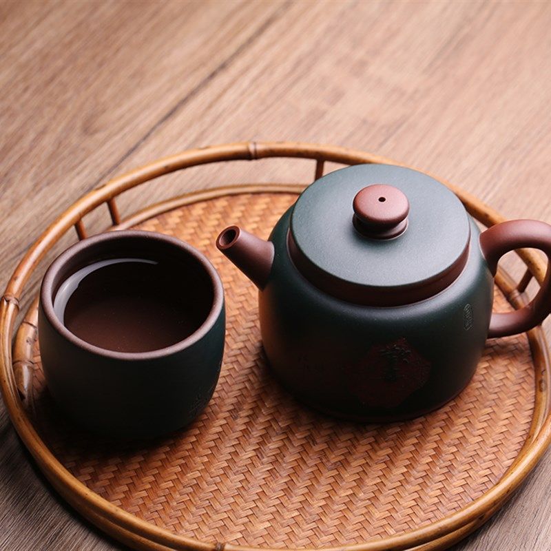 宜兴原矿紫砂主人杯繁花r品茗杯茶杯纯手工名家吴春艳单杯功夫茶,餐饮具,茶杯,淘宝优惠券,粉丝福利购,淘宝优惠卷