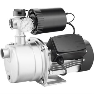 自吸喷射泵家用2j20V水井抽水泵大吸力流量增压泵不锈钢304自吸泵