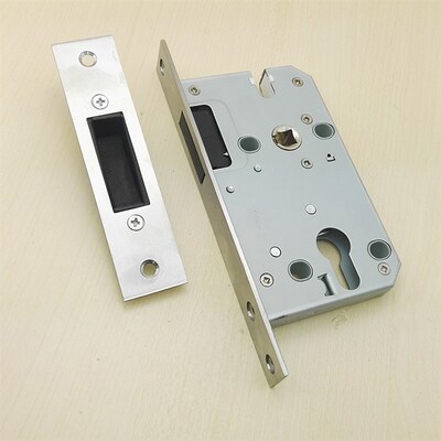 磁吸静音5845锁体室内J木门锁体小葫芦孔