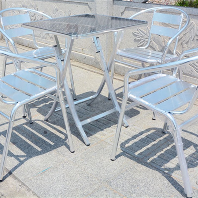 户外休闲椅子 铝合金椅子 洽谈椅 铝F椅 餐椅 板椅 展会椅 阳台椅