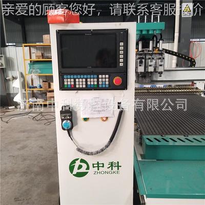 厂家生料产数控双工位四工序开机浴zk-1325柜门木门门吸塑生产 加