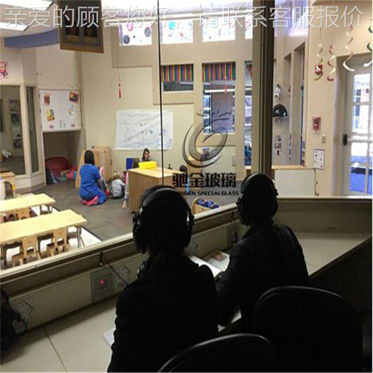 驰金供应透双面透视镜面透光单向视玻璃单面639镜玻审讯室单璃