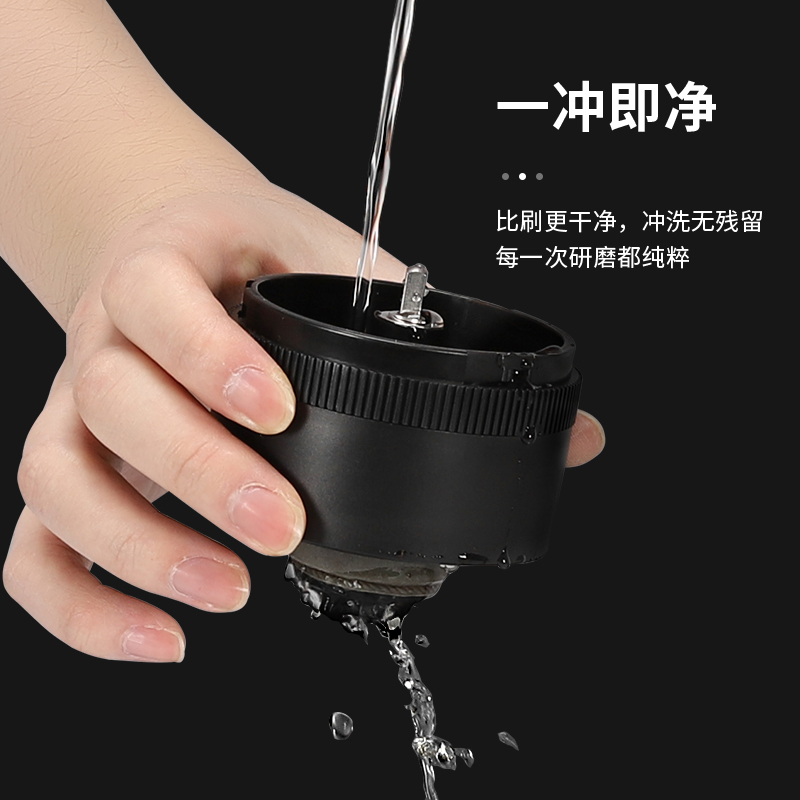 电动磨豆机家用小型咖啡r豆研磨机手磨咖啡机全套不锈钢手动磨豆