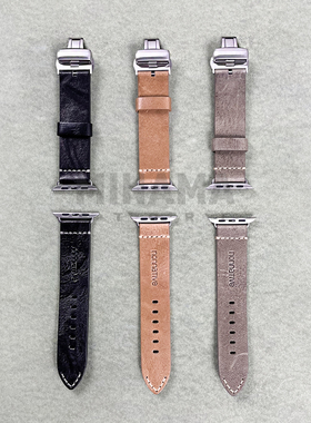 现货NONNATIVE DWELLER WATCH BELT 苹果手表牛皮表带 25AW