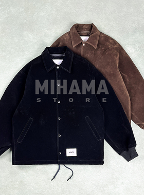 现货 WTAPS CHIEF / JACKET / SYNTHETIC 合成麂皮教练夹克 25AW