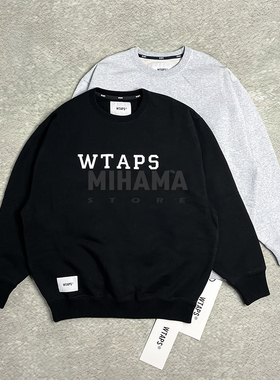 现货折扣 WTAPS ACADEMY / SWEATER / COTTON 套头圆领休闲卫衣