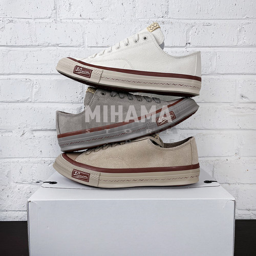 VISVIM牛皮制麂皮低帮休闲板鞋