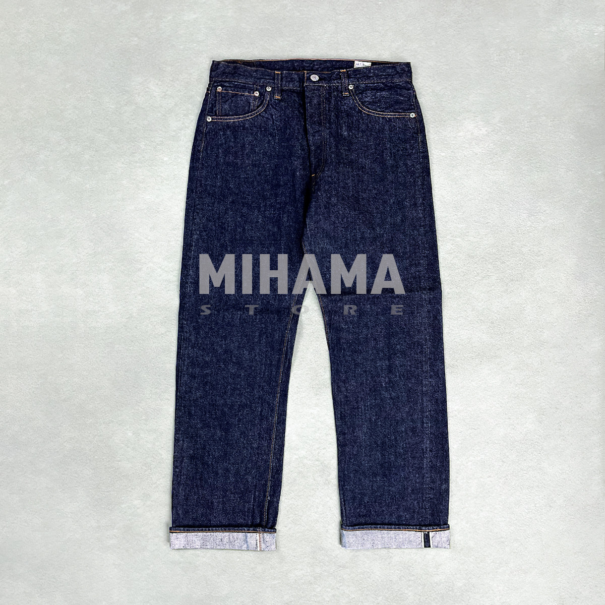 ORSLOW宽松直筒牛仔裤