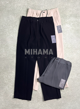 现货折扣 N.HOOLYWOOD TROUSERS 军事线贴布直筒休闲西裤长裤25SS