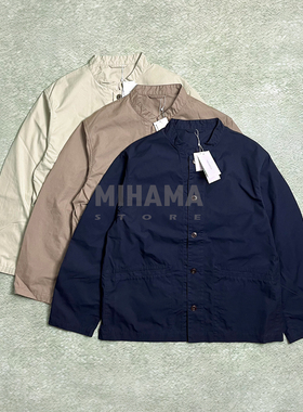 现货折扣 Nanamica Band Collar Shirt Jacket 工装立领夹克 25SS