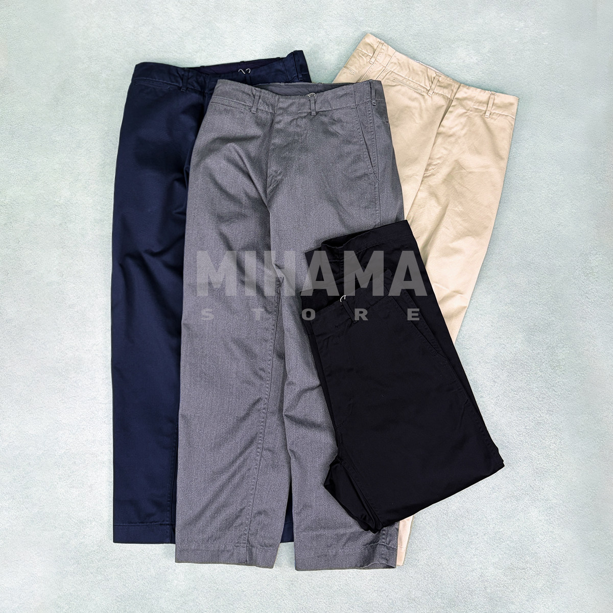 NANAMICA日产宽松直筒工装休闲裤图片