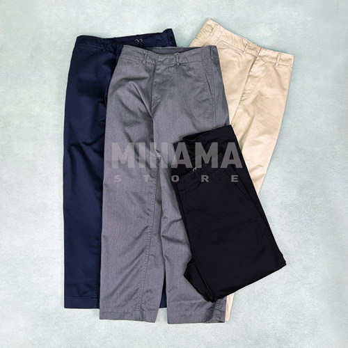 NANAMICA日产宽松直筒工装休闲裤