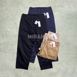 现货折扣 Nanamica Wide Chino Pants 日本制休闲直筒长裤25SS