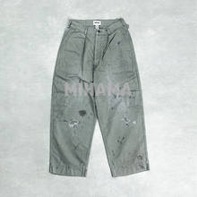现货 BOWWOW REPAIRED USAF MECHANIC 军事风破坏做旧工装裤25AW