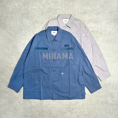 工装两袋长袖衬衫25SS