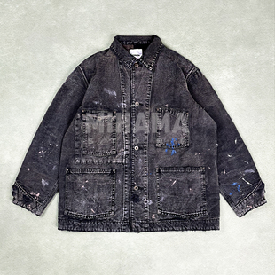 COVERALL DUCK BLANKET LINER 夹克外套25AW 现货 做旧工装 BOWWOW