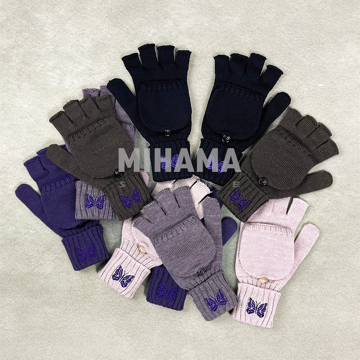 Needles美利奴羊毛保暖手套