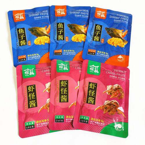煊宇杨虾怪酱鱼子酱袋装熟虾酱大连特产炖蘸食调味海鲜酱开袋即食