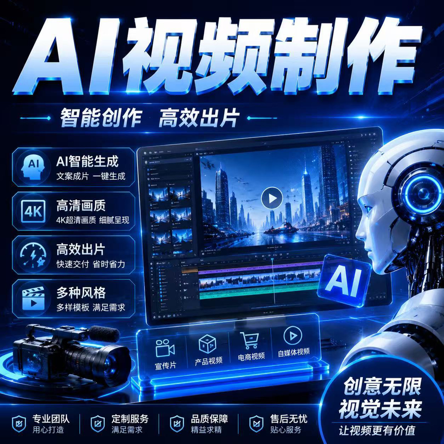 AI视频制作动画，满意为止！图片