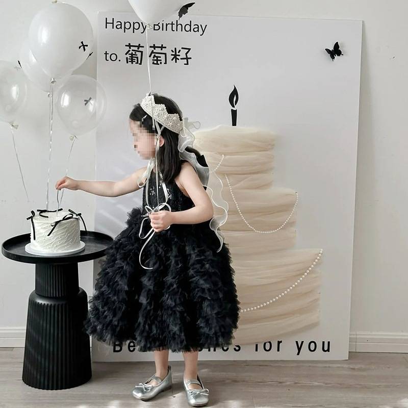 新款生日场景布置diy蛋糕模型kt板迎宾牌女孩过生仪式感拍照背景