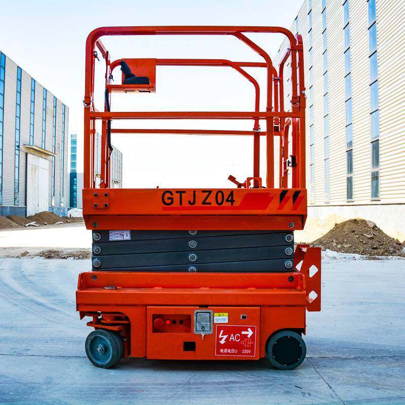 小型迷你全自行剪叉自行走升降机电动小型移动式高空作业登高车