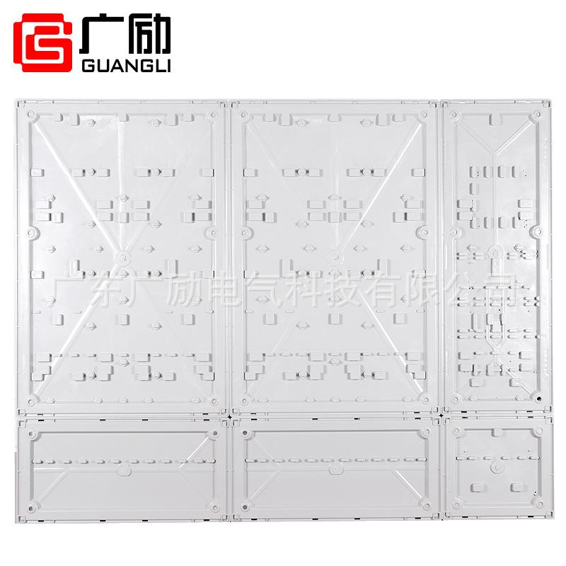 单相18位多用户塑料电表箱出租房可做成套PC表箱楼盘住宅适用