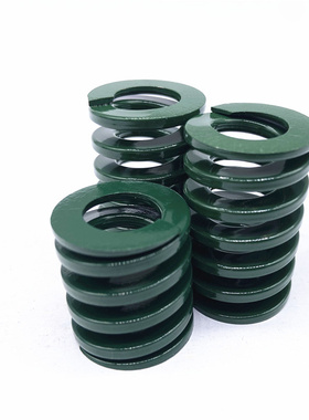 怡达矩形弹簧Ysil10 12.5 16轻载莲花绿弹簧Iso标准模具弹簧