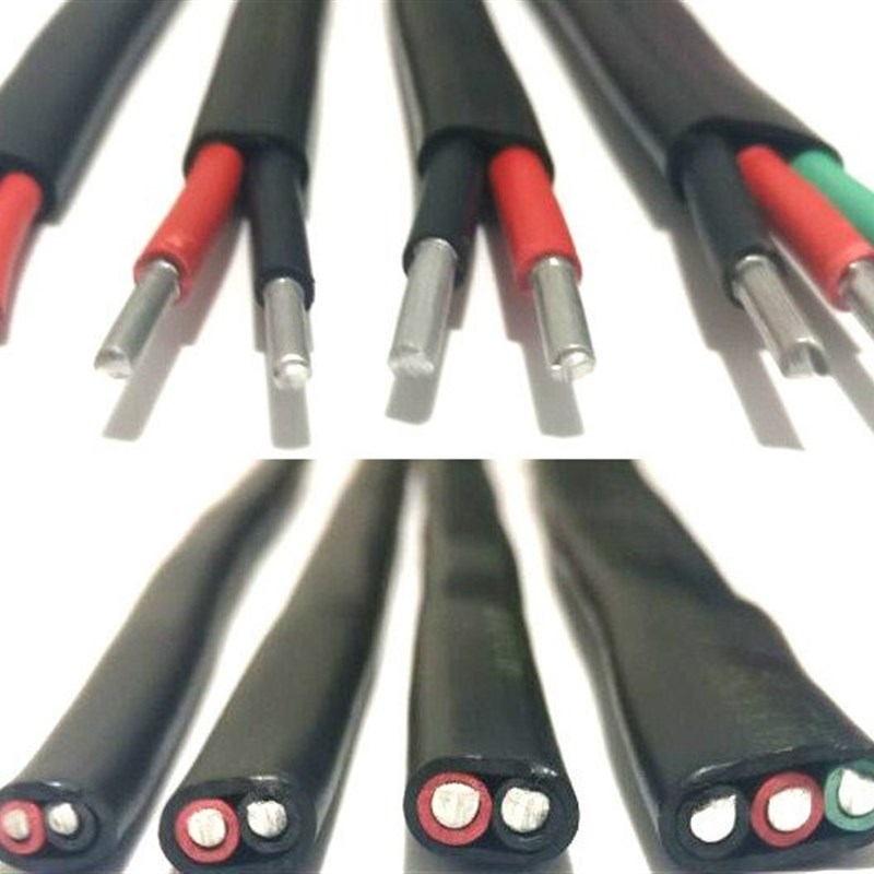 2芯3芯电缆线铝芯电线2.5461016平方铝线户套线2芯2.5平方(100米