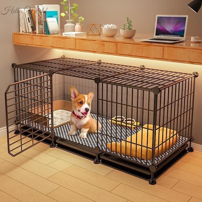 狗笼一室一厅一卫小型犬泰迪博美柯基中型犬室内宠物带厕所自动