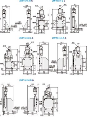 米思米 自 动 滑 台仪   ZMPTG1040-L-G-N     ZMPTG1040-R-G-N