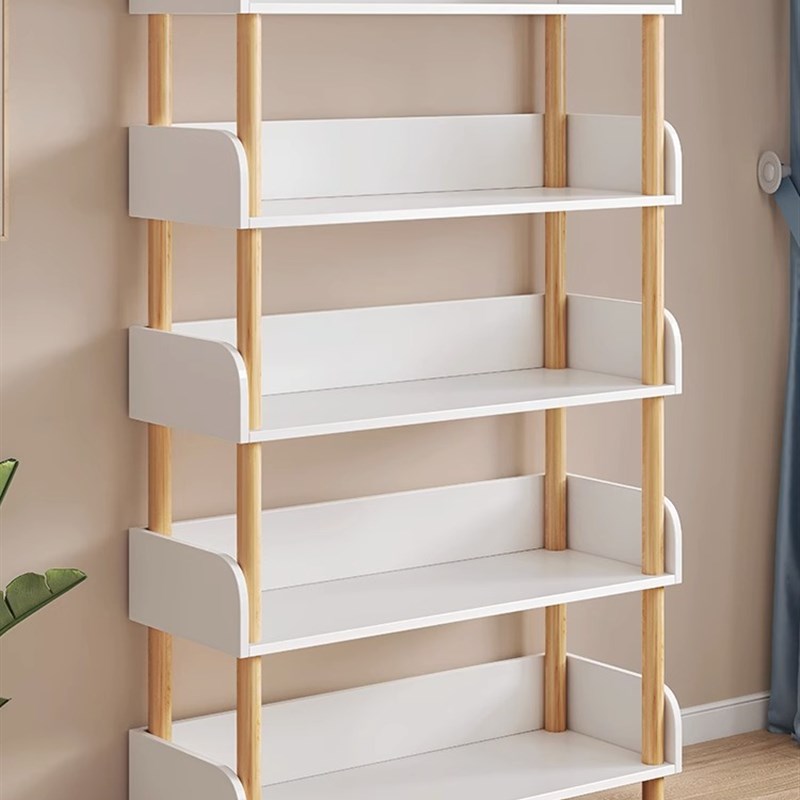 置物架多层收纳层架子展示架客厅书架落地卧室简易家用储物柜子货