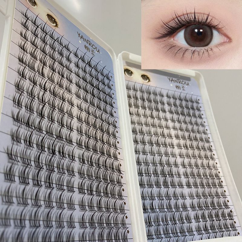 32排超大容量!懒人向日葵小恶魔漫画假睫毛新手超自然分段式单簇