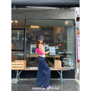 时装 精选货源Ranwear 子 bi入大热裤 感摩登小众时髦 miu系法工裤