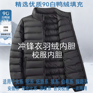 适配北系驼系拓路系伯希系哥伦比系等男女冲锋衣羽绒内胆校服内搭