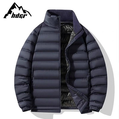 拓森人轻薄羽绒服男女款冬季外套石墨烯科技大码立领排骨保暖上衣