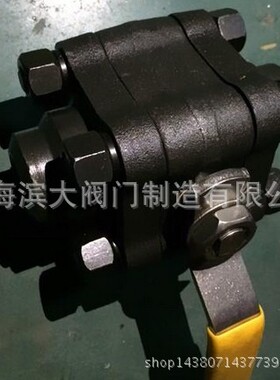 F304不锈钢三片式NPT内螺纹承插焊800LB高压球阀Q11F/Q61F-160P