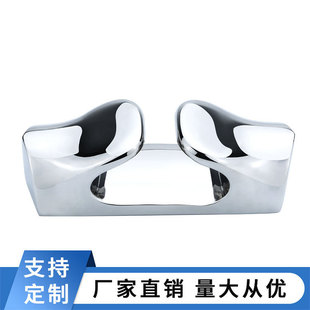 船用导缆器 重型平底导链穿绳孔 316不锈钢船用游艇锚机五金配件