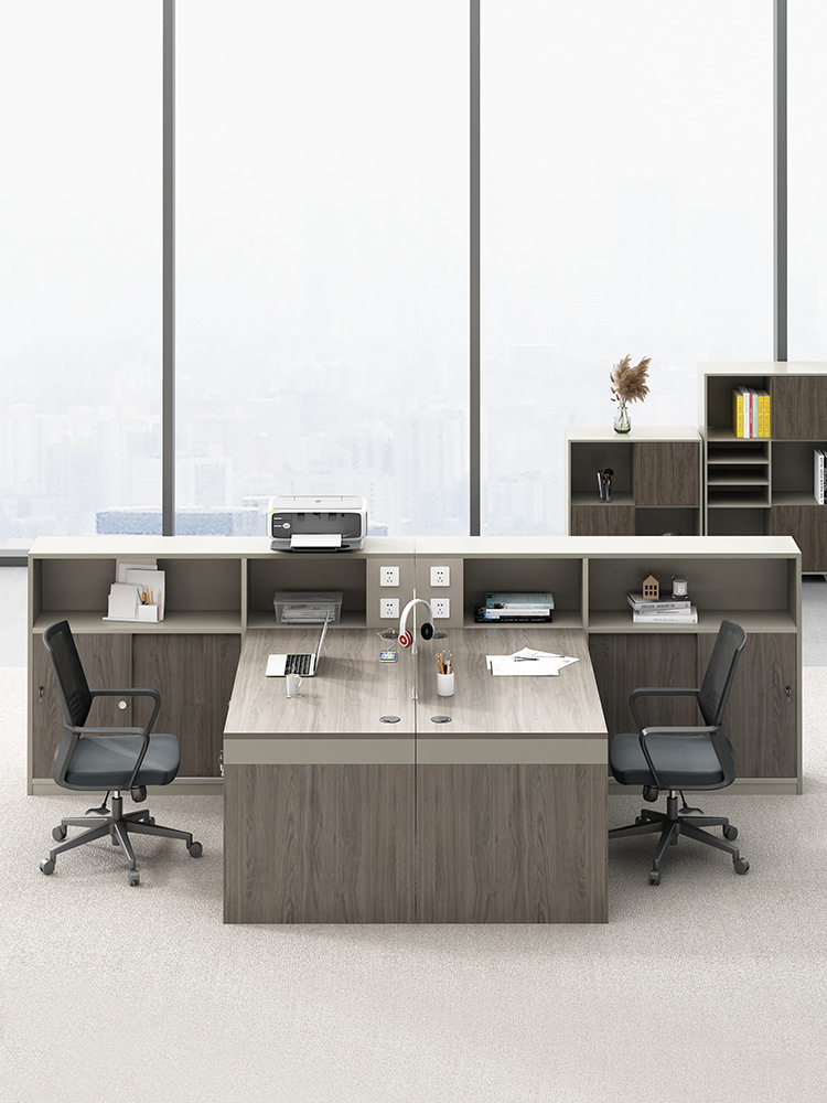 财务桌T型双人位办公桌简约现代办公室职员办公桌椅组合时尚工位,电子元器件市场,电线扎带/束线带,淘宝优惠券,粉丝福利购,淘宝优惠卷