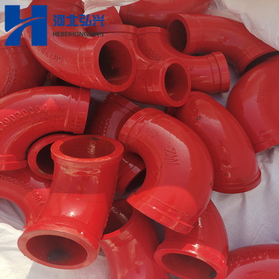 铁建湿喷机臂架铸钢弯头 DN80*90°焊接弯头 CIFA五新弯头