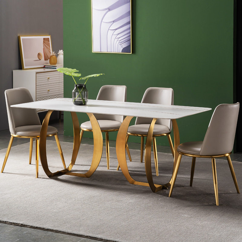 意式岩板餐桌家用小户型长方形现代轻奢大理石餐桌北欧餐桌椅组合,电子元器件市场,电线扎带/束线带,淘宝优惠券,粉丝福利购,淘宝优惠卷