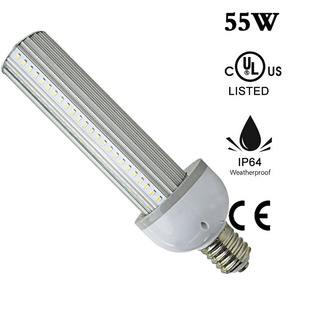 厂家直销55W路灯60W180°发光玉米灯 E40路灯外壳25W35W45W成品